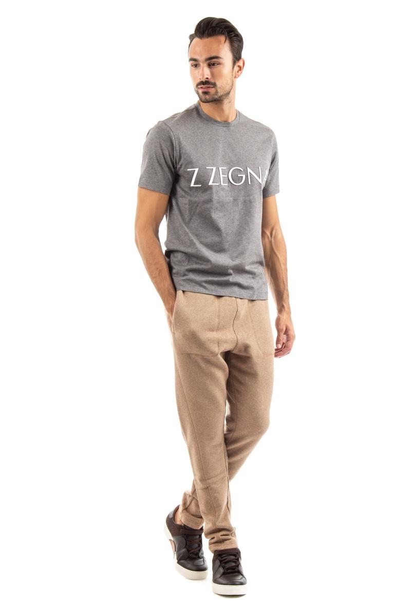 T-shirt with zzegna logo