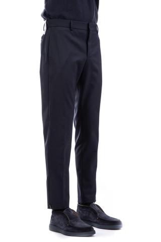 Pantalone in lana tecnica modello epsilon zip