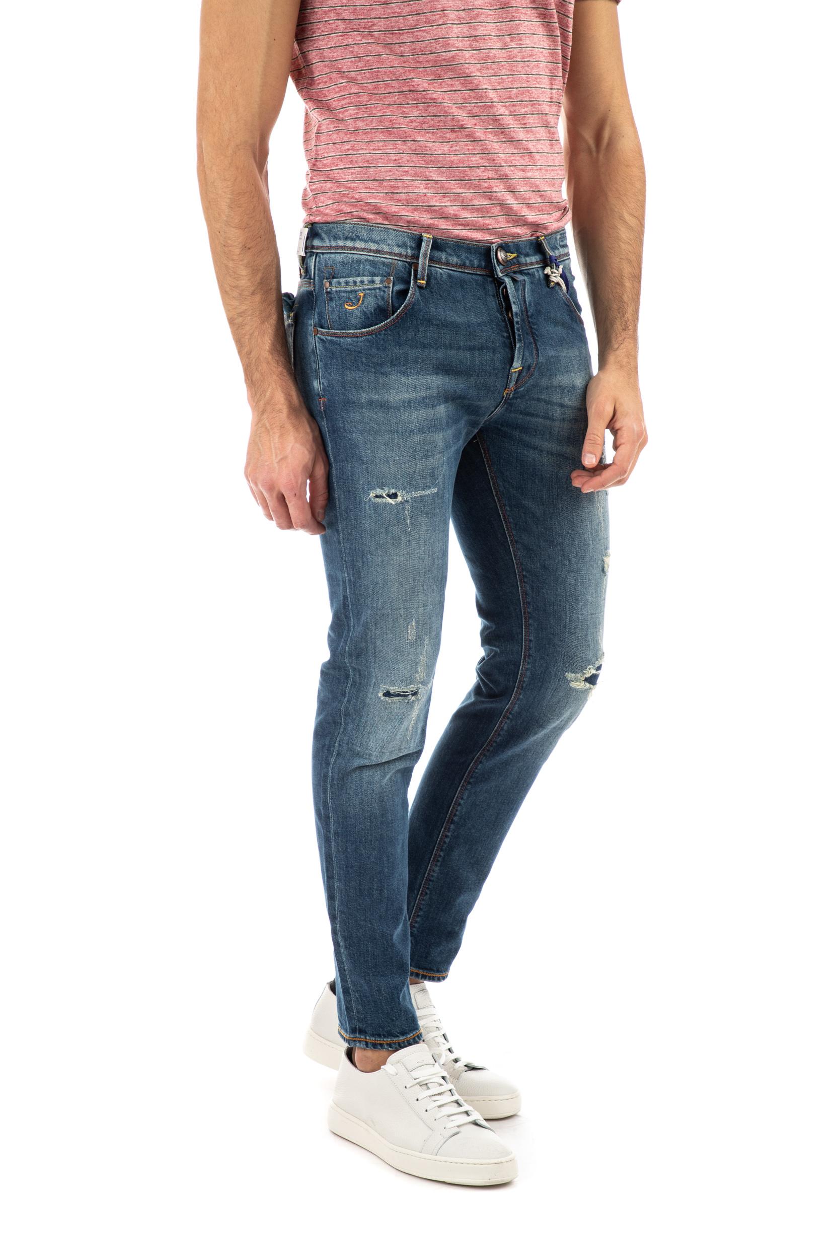 thing steel Teasing Jacob cohen Jeans special edition with rips j682 fit, jeans, Denim - Il  Setaccio